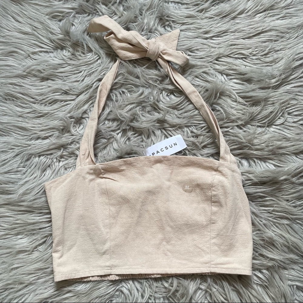 PacSun Linen Halter Top